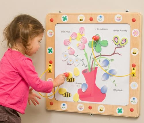 Flowers & Bees Magnetic Wall Game