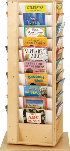 Revolving Literacy Tower - Large -4 Sided Kids Bookcase
