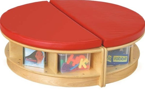 KIDS READ-a-ROUND - ISLAND SEATING AREA-Red/Blue
