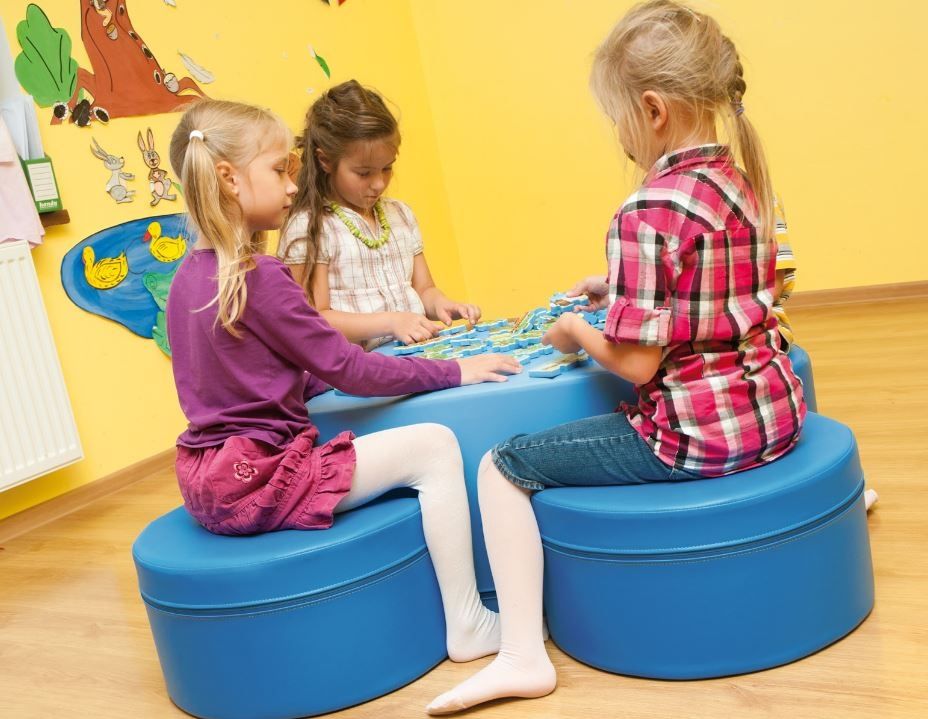 Blue Pac Man Seating Set by NOVUM – WaitingRoomToysNFurniture