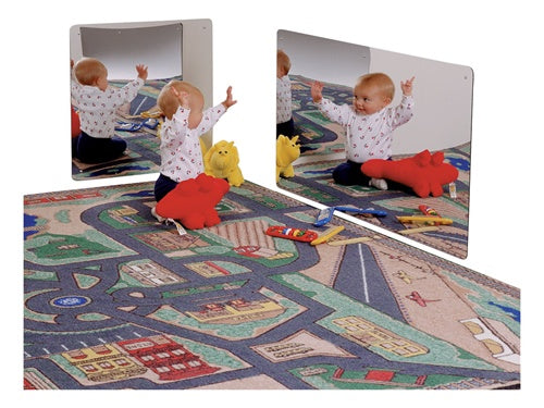 Small/Large Kids Wall Mirror-Acrylic Plastic Mirror-Made in USA Small-0617JC