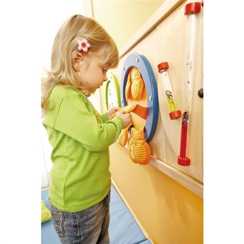 Touch & Feel Pouches Sensory Wall Activity Panel by HABA