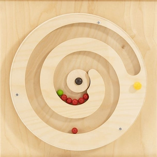 Turning Spiral w/ Balls Sensory Wall Activity Panel by HABA