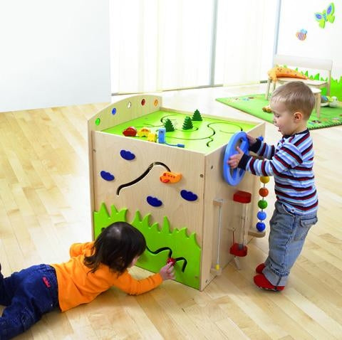 Sensory Island Multi Learning Play Cube by HABA