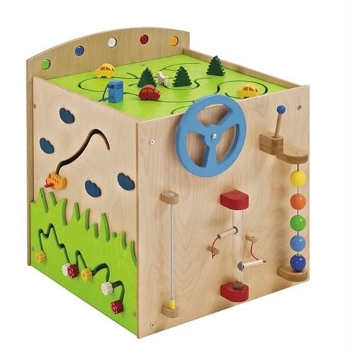 Sensory Island Multi Learning Play Cube by HABA