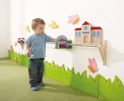 Push Along Train Rail Kids Wall Activity Panel (6 piece set)