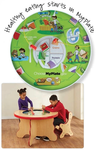 MyPlate Activity Waiting Area Children's Play Table