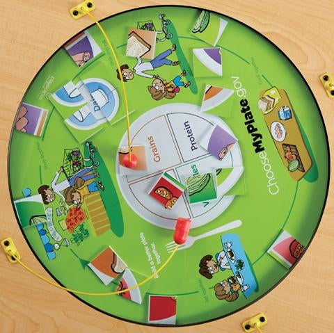 MyPlate Activity Waiting Area Children's Play Table