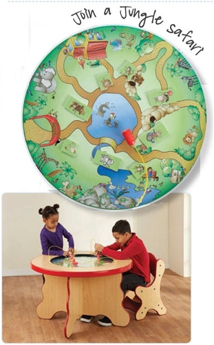 Safari Magnetic Kids Activity Play Table