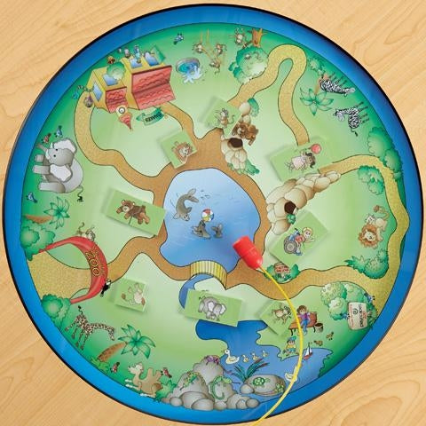 Safari Magnetic Kids Activity Play Table