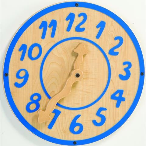 GIANT CLOCK(Maple and Blue) Wall Toy