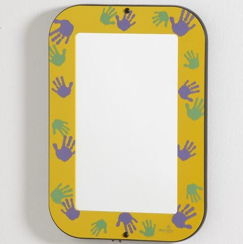 GOLDENROD HANDS-ON MIRROR