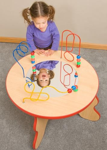 Wavy Legs Bead and Mirror PLAY TABLE