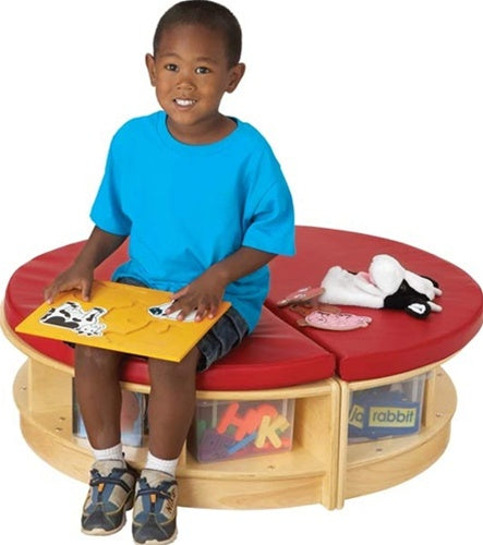 KIDS READ-a-ROUND - ISLAND SEATING AREA-Red/Blue