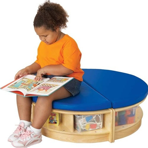 KIDS READ-a-ROUND - ISLAND SEATING AREA-Red/Blue