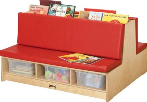 KIDS READ-a-ROUND - 3 PIECE SET FOR WAITING ROOMS-Red/Blue