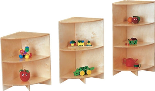 KYDZCURVES - CORNER SHELVES IN THREE SIZES