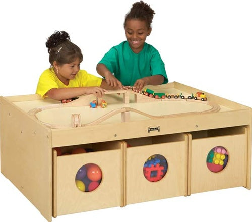 KIDS ACTIVITY PLAY TABLE & STORAGE FOR PLAY AREAS