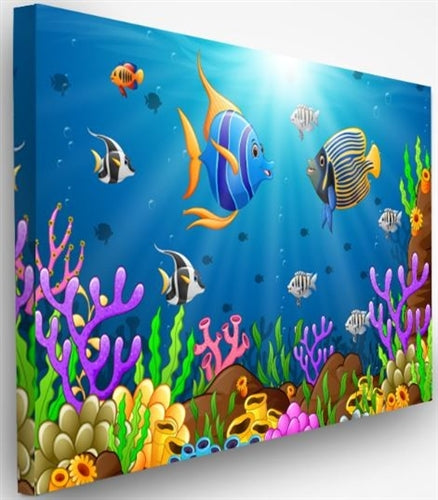 Acoustic Designer Art Noise Absorption Wall Panel-Under The Sea #1