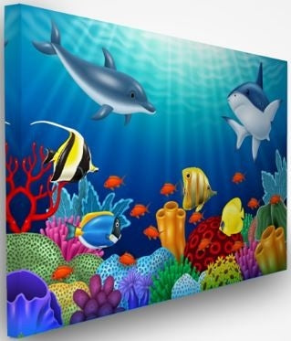 Acoustic Designer Art Noise Absorption Wall Panel-Under The Sea #2