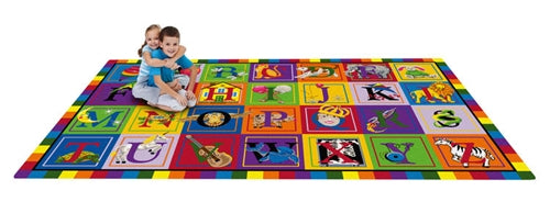 Flagship Kids Carpets-ABC Blocks Kids Educational Rug