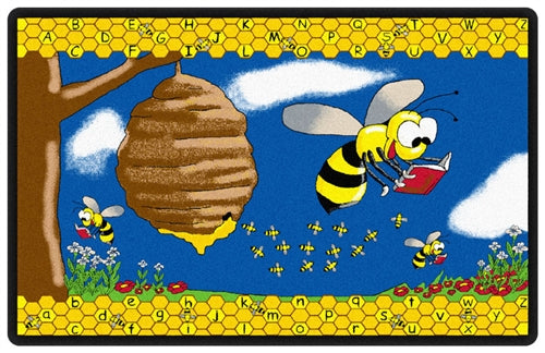Flagship Kids Carpets-Busy Bees Kids Educational Rug