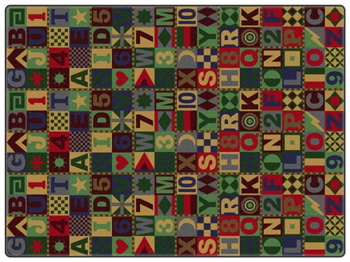 Flagship Kids Carpets-Floors That Teach Kids Educational Rug, Round or Square