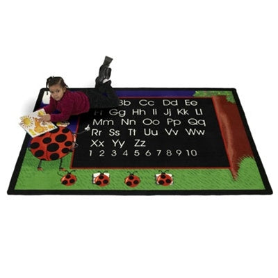 Flagship Kids Carpets-Lady Bug Kids Educational Rug