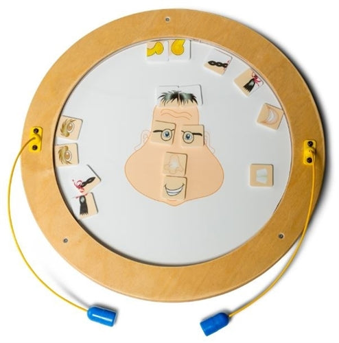 Round Magnetic Wall Game Wall Toy - Funny Face