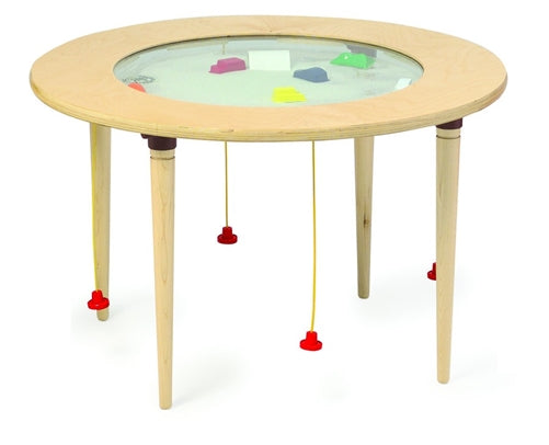 Round Magnetic Sand Table Kids Activity Play Table